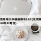 北京限号2020最新限号12月(北京限号2020年12月份)