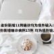 31省份新增11例确诊均为境外输入/31省份新增确诊病例15例 均为境外输入