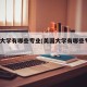 美国大学有哪些专业(美国大学有哪些专业?)
