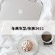 车展车型/车展2021