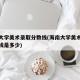 海南大学美术录取分数线(海南大学美术录取分数线是多少)